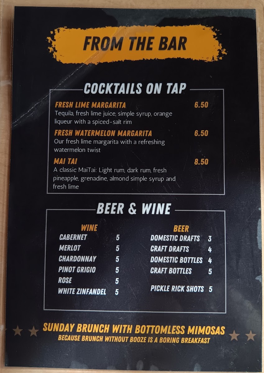 Cactus Jacks Menu - Image 3