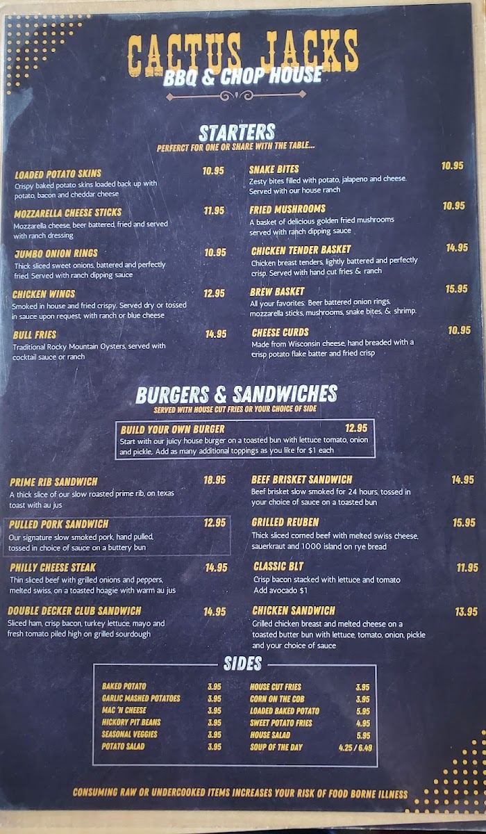 Cactus Jacks Menu - Image 4
