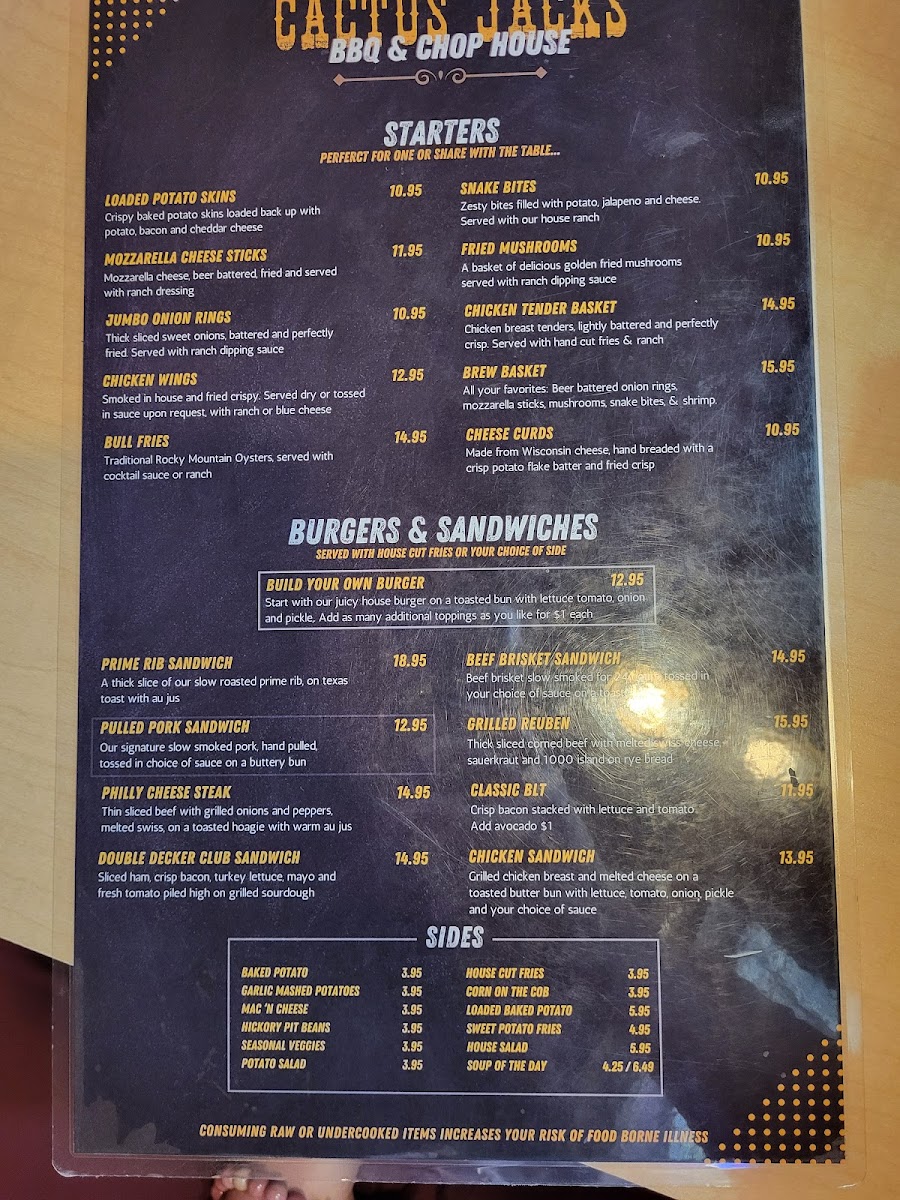 Cactus Jacks Menu - Image 6